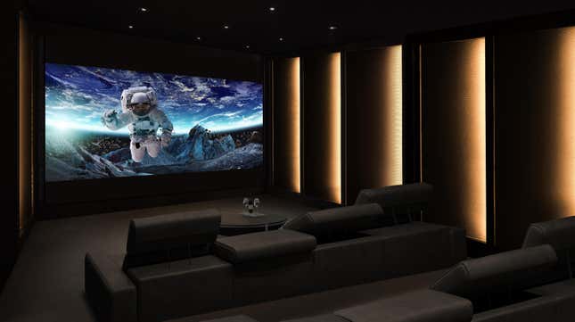 LG's Extreme Home Cinema Brings the Movie Theater to Your House