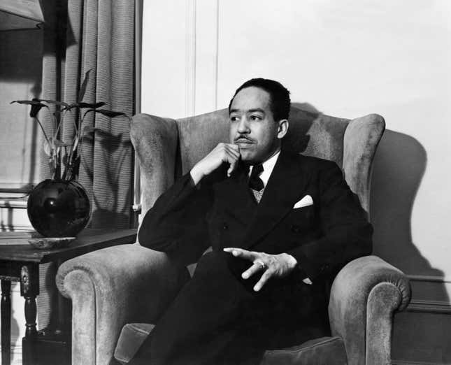 James Mercer Langston Hughes, ein amerikanischer Dichter, Sozialaktivist, Romanautor, Dramatiker und Kolumnist aus Joplin, Missouri.