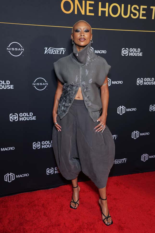 Tati Gabrielle at the Gold House x MACRO “One House Toast to the Emmys” held at the Gold House on September 12, 2024 in Los Angeles, California. 
