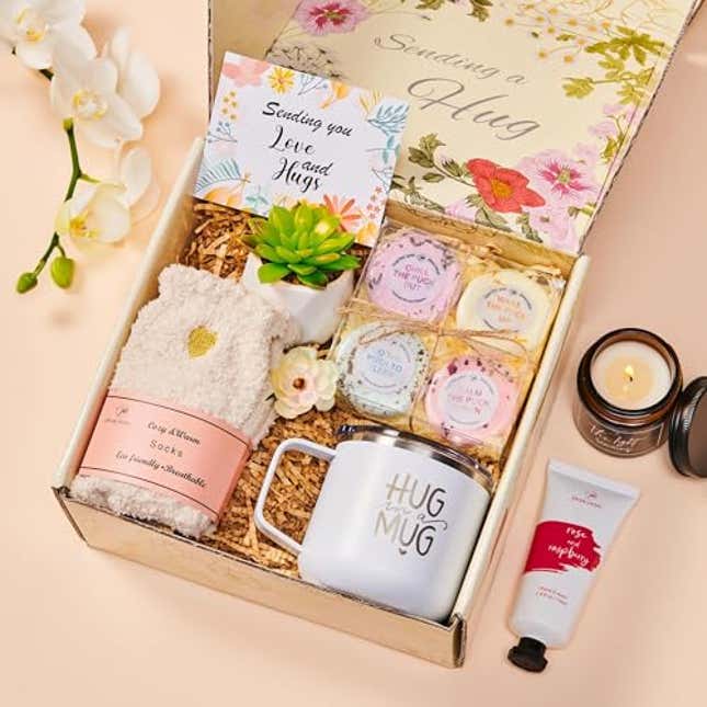 Image for article titled Care Package for Women Spa Gifts Baskets for Women Self Care for Best Friends Mom Grandma Wife Feel Better Gifts Thinking of You Encouragement Stress Relief Get Well Soon Gifts for Women Holiday Gift, Now 27% Off