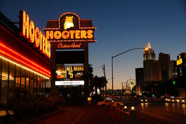 Hooters casino resort in Las Vegas.
