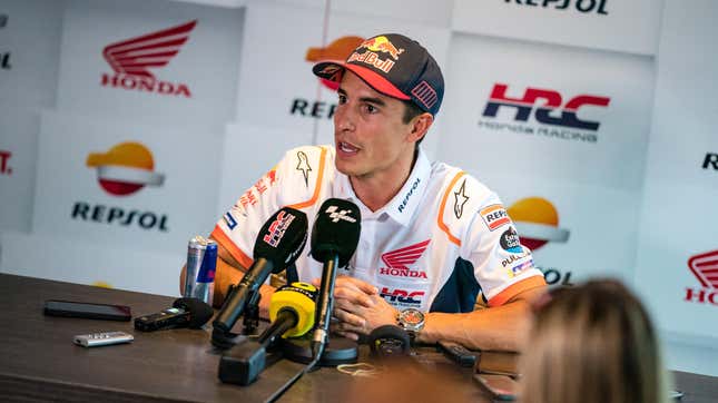 Image for article titled Marc Marquez Cleared to Train on Motorcycles After Fourth Surgery