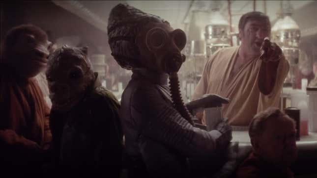 Hasbro Star Wars: A New Hope-Cantina Bar Section W/ Kitik Keed'Kak