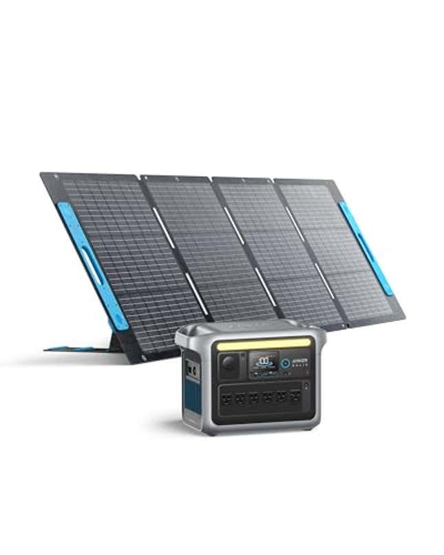 Image for article titled Supercharge Your Adventures with the Anker SOLIX C1000 Portable Power Station with 200W Solar Panel, 42% Off