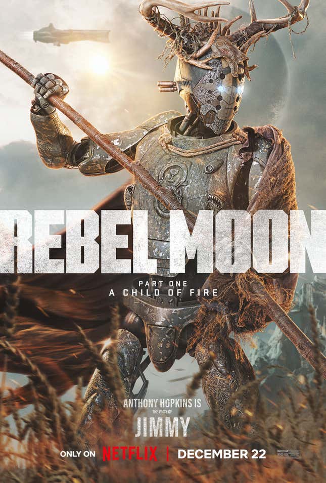 Anthony Hopkins entra para o elenco de Rebel Moon, de Zack Snyder