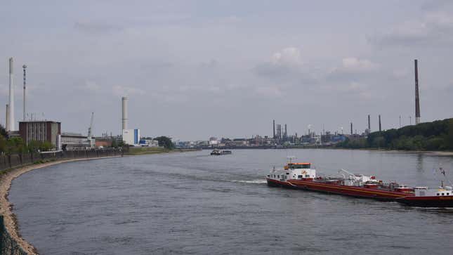 Image for article titled European Water Levels Are so Low Carmakers Will Cut Back River Shipments