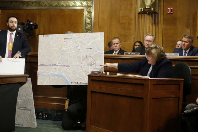 Mitchell questions to Ford on what she remembers from the 1982 incident.