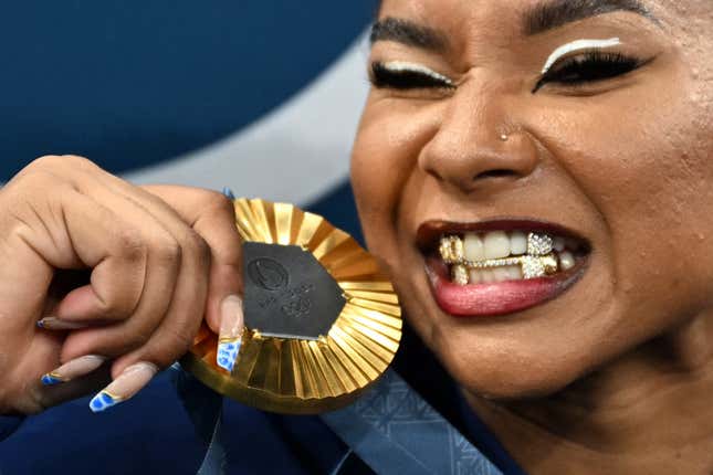 Image for article titled Raygun&#39;s Dismal Olympic &#39;Breaking&#39; Performance, Remembering Florence Griffith-Joyner, The Most Beautiful Black Women Track Stars at 2024 Paris Olympics, Barack Obama&#39;s Summer Playlist And More Culture Stories