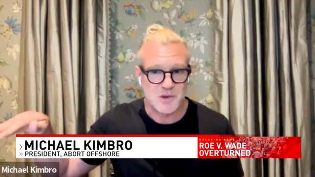 Abort Offshore president Michael Kimbro during an interview with NBC15