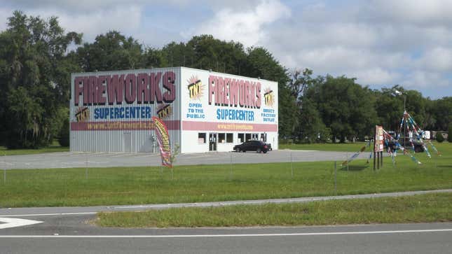 TNT Fireworks Supercenter, 2019 Hamilton Ave., Jennings, Hamilton County, Florida