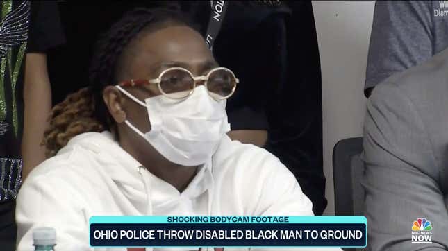 Image for article titled Black Paraplegic Man Pulled Out of Car by Dayton Police Plans to Sue