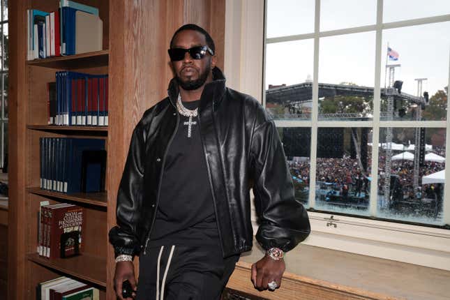 Sean “Diddy” Combs attends Sean “Diddy” Combs Fulfills $1 Million Pledge To Howard University At Howard Homecoming – Yardfest at Howard University on October 20, 2023 in Washington, DC.