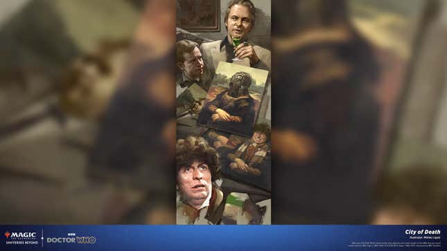 Image for article titled Get a Peek at Magic: The Gathering&#39;s New Doctor Who Set