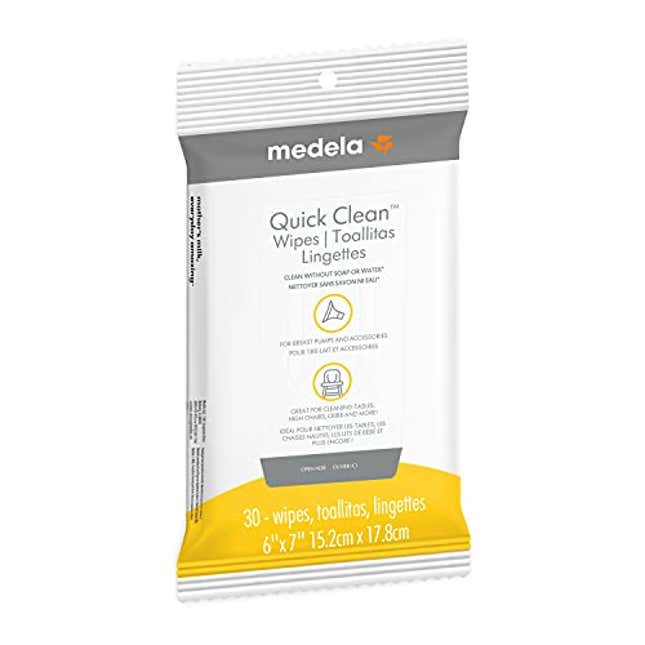 Image for article titled Medela Quick Clean Breast Pump and Accessory Wipes 30 Count, Now 42% Off