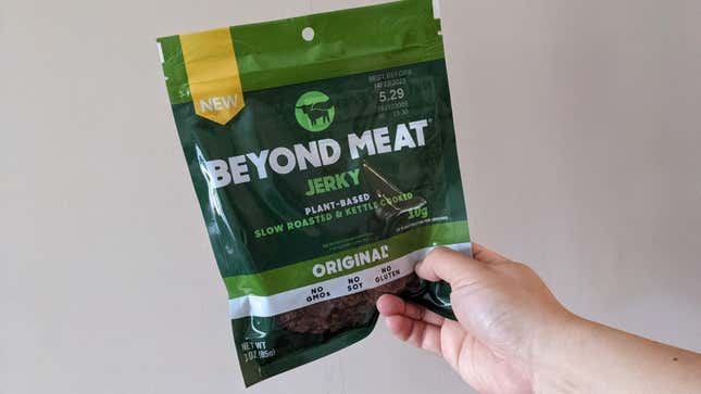 beyond meat jerky package