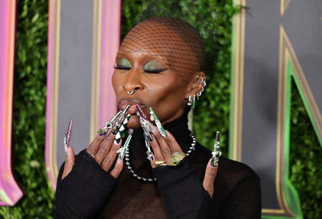 NEW YORK, NEW YORK - NOVEMBER 14: Cynthia Erivo attends the “Wicked” New York Premiere at the Museum of Modern Art on November 14, 2024 in New York City. 