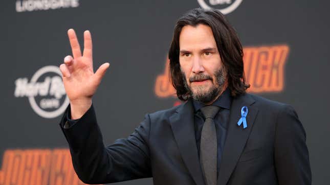 Keanu Reeves on the red carpet