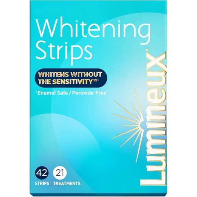 Image for article titled Lumineux Teeth Whitening Strips 21 Treatments, Now 33% Off