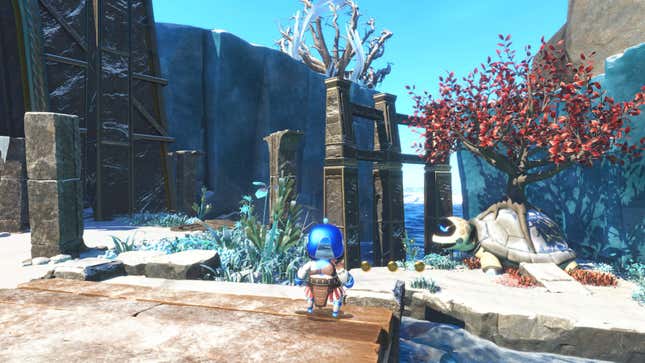 Imagem para artigo intitulado O nível God Of War do Astro Bot tem uma arma legal e muitos corvos para encontrar