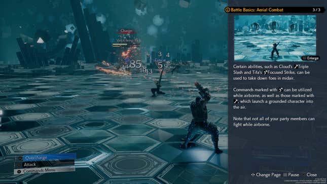 A screenshot shows a combat tutorial in VR.
