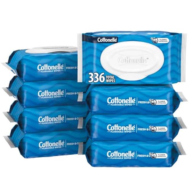 Image for article titled Cottonelle Fresh Feel Flushable Wet Wipes, Now 12% Off