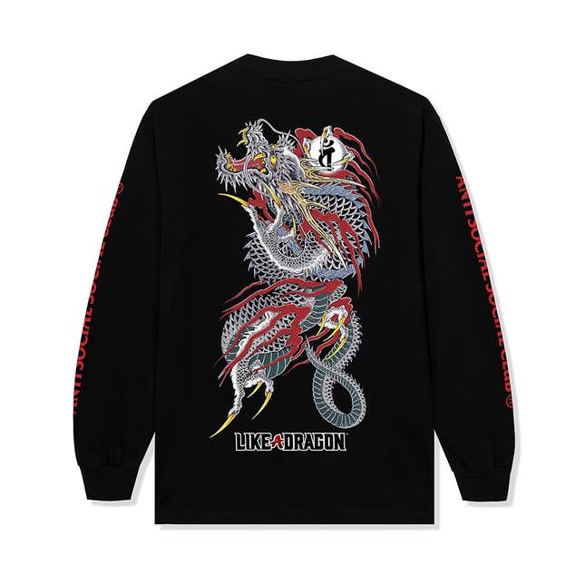 One of the products from the Like A Dragon fashion collaboration.