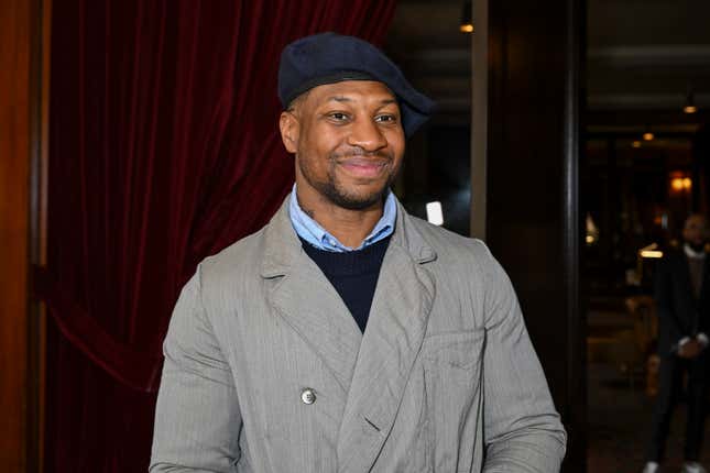 Jonathan Majors at the AAFCA Special Achievement Awards Luncheon held at the Los Angeles Athletic Club on March 3, 2024 in Los Angeles, California.