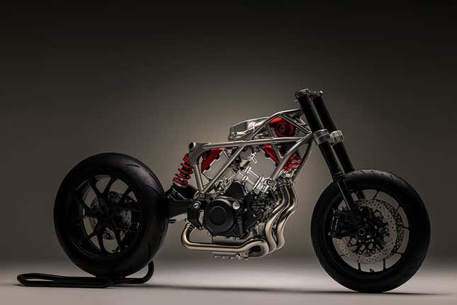 Image for article titled Honda&#39;s V3 With An Electric Supercharger Is The Coolest Motorcycle Engine Yet