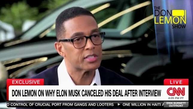 Image for article titled The Tea On What Elon Musk Said In Creepy Don Lemon Interview