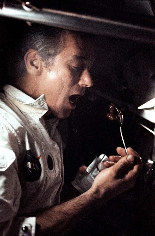 Image for article titled Photos: Six decades of eating in outer space