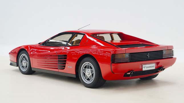 Elton John's 1987 Ferrari Testarossa in red 