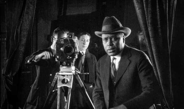 American film director and producer Oscar Micheaux (1884 - 1951), 1931.