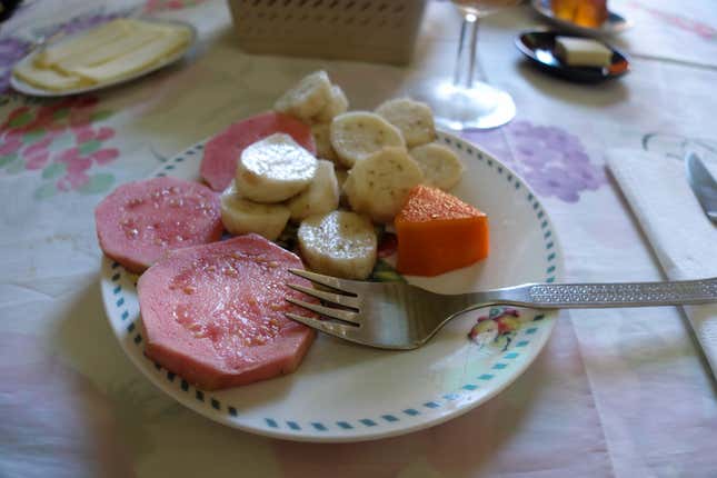 I had my fill of fresh fruit, which was hard to find on my first trip to Cuba.