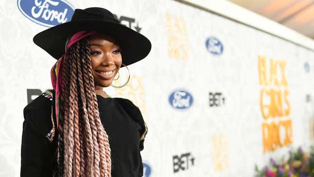  Brandy attends Black Girls Rock 2019 Hosted By Niecy Nash at NJPAC on August 25, 2019 in Newark, New Jersey.