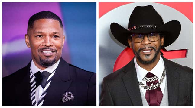 Jamie Foxx, left; Katt Williams.