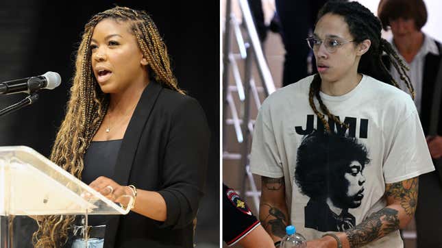 Cherelle Griner: Brittney Is 'Not OK,' Fears She'll Be Moved to a Russian Labor Camp