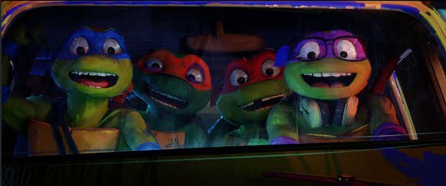 Leo, Mikey, Raph, and our guy Donnie