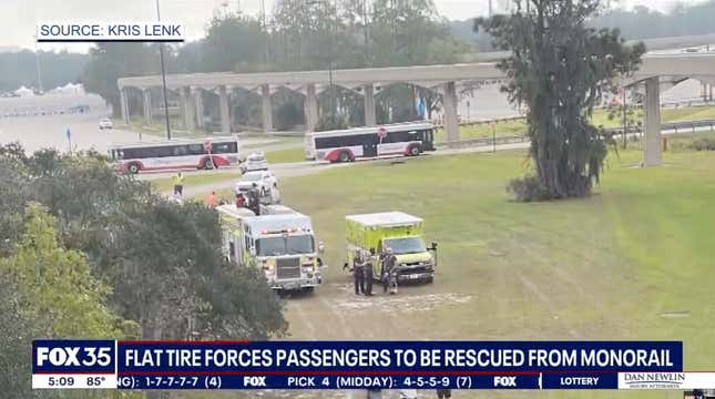 Image for article titled &#39;There Was A Loud Bang Explosion&#39;: 71 Disney World Guests Evacuated From Monorail With Flat Tire