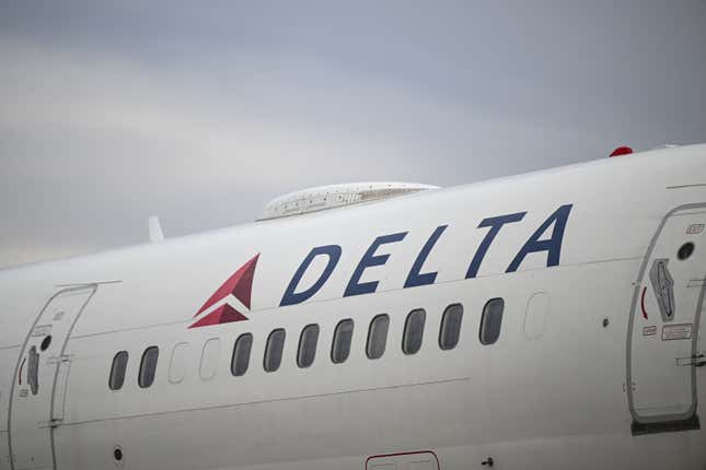 A Delta Air Lines plane