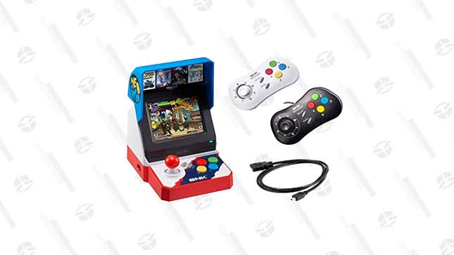 NEOGEO Mini Pro Player (International) | $80 | Amazon
NEOGEO Mini Pro Player (Japanese) | $80 | Amazon
NEOGEO Mini Pro Player (USA Red/White/Blue) | $100 | Amazon