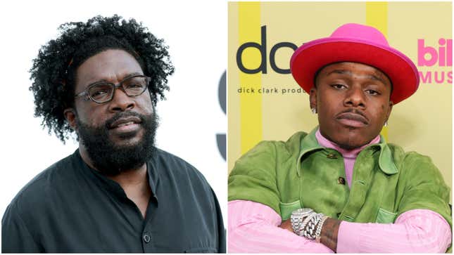 Questlove, left; DaBaby