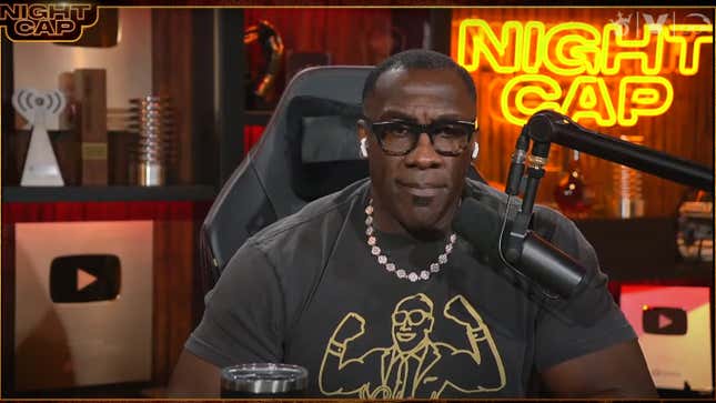 Bild für Artikel mit dem Titel Shannon Sharpe rückt bei Live-Sex-Übertragung mit der Wahrheit heraus – Skandal bei „Nightcap“