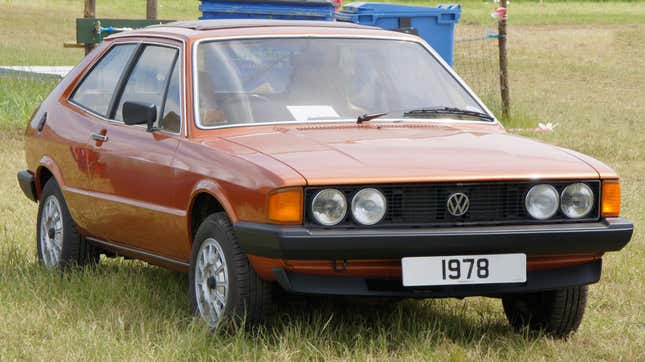 Un Volkswagen Scirocco de 1978 de serie