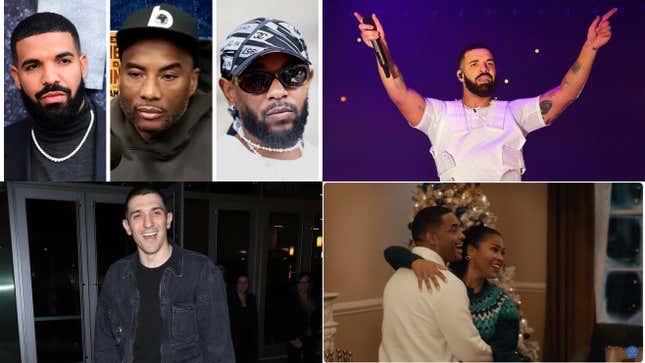 Image for article titled Charlamagne Tha God Gives Drake This Embarrassing Title, Andrew Schulz Responds To Kendrick Lamar, Walmart Reveals &#39;Love Jones&#39; Ad, Serena Williams Get Accused Of Bleaching Her Skin And More