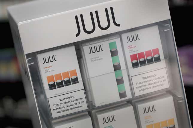 The FDA is still reviewing Juul’s premarket product application. 