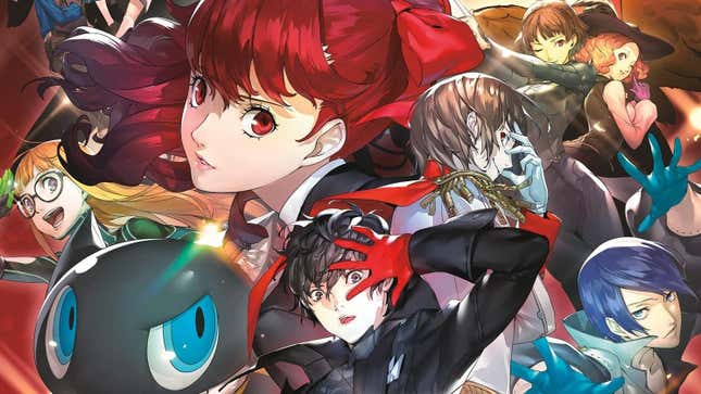 Persona 5's characters appear on the Xbox box art. 