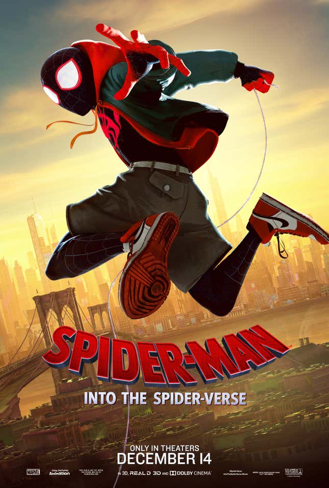 Miles Morales Spider-Man x Air Jordan 1 Poster