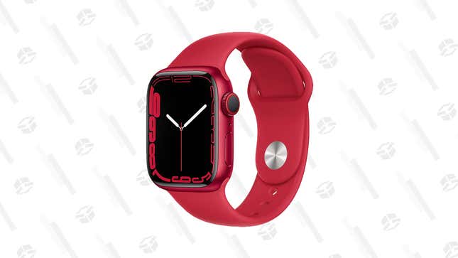 Apple Watch Series 7 (GPS, 41mm) - Red | $399 | Amazon
Apple Watch Series 7 (GPS + Cellular, 41mm) - Red | $399 | Amazon