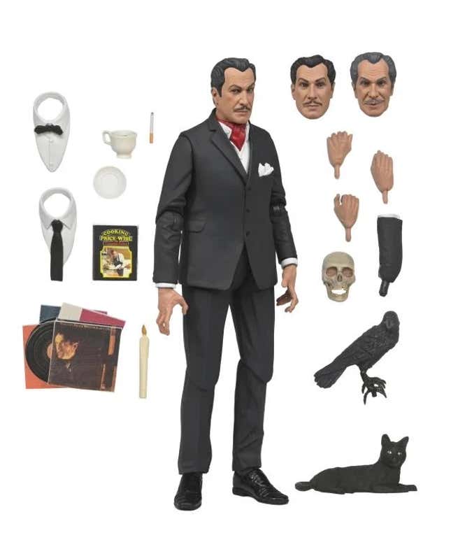 Image for article titled This Vincent Price Figure Comes With a Tiny Cookbook and True Fans Know Why