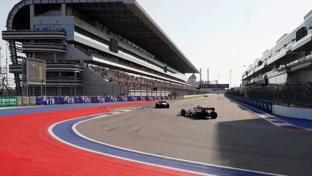 Image for article titled Formula One&#39;s Russian Grand Prix Is Moving From Sochi To St. Petersburg In 2023